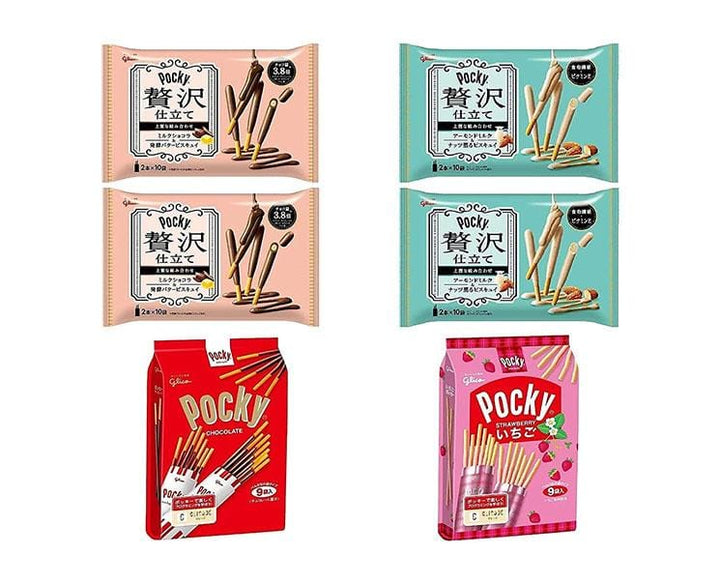 Pocky Variety Set w/ Woven Bag Candy and Snacks Sugoi Mart