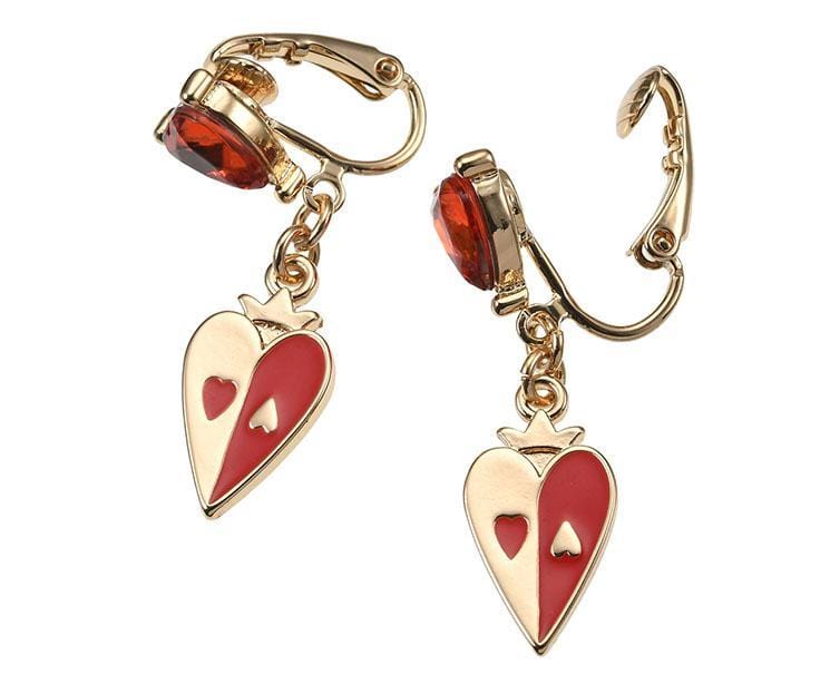 Disney Villains Earrings: Queen of Hearts Home Sugoi Mart