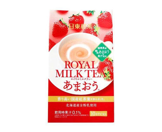 Nittoh Royal Milk Tea Strawberry Food and Drink Sugoi Mart