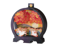 Autumn Card: Bunny & Sunset Home Sugoi Mart