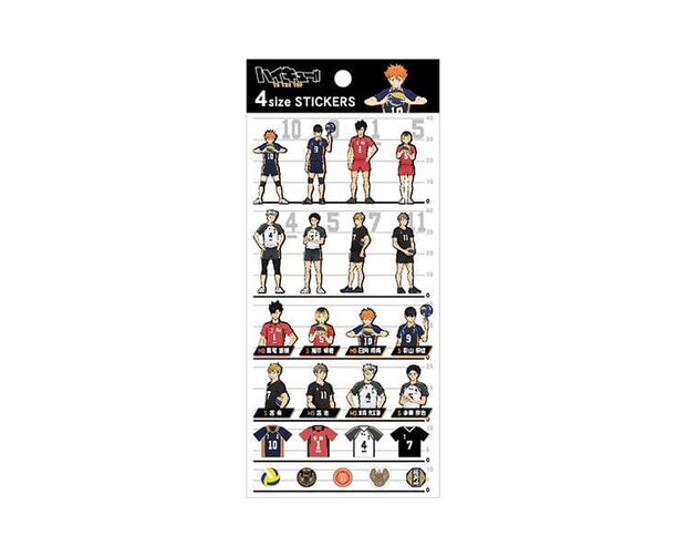 Haikyu!! 4 Size Stickers Anime & Brands Sugoi Mart