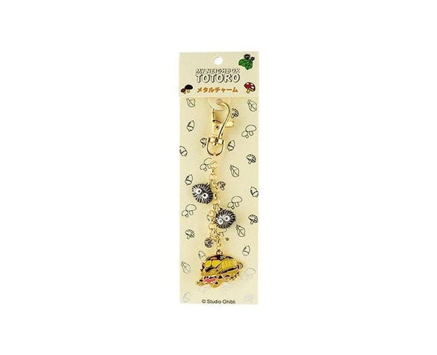 My Neighbor Totoro Keychain: Cat Bus Anime & Brands Sugoi Mart