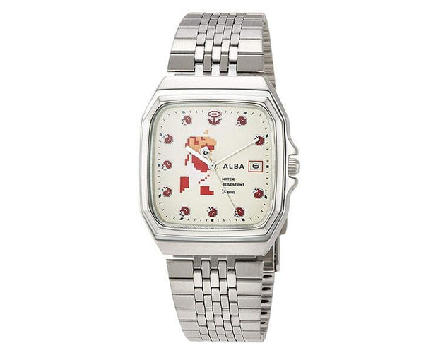Super Mario x Alba Silver Watch Home, Hype Sugoi Mart   