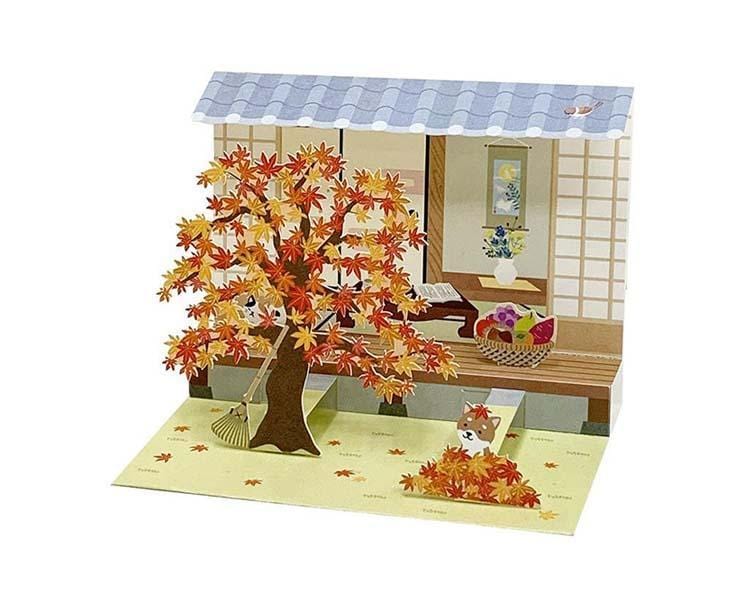 Autumn Card: Shiba & Garden Home Sugoi Mart