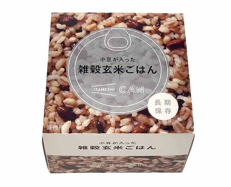 Izameshi Canned Rice (Azuki Brown Rice) Food and Drink Sugoi Mart