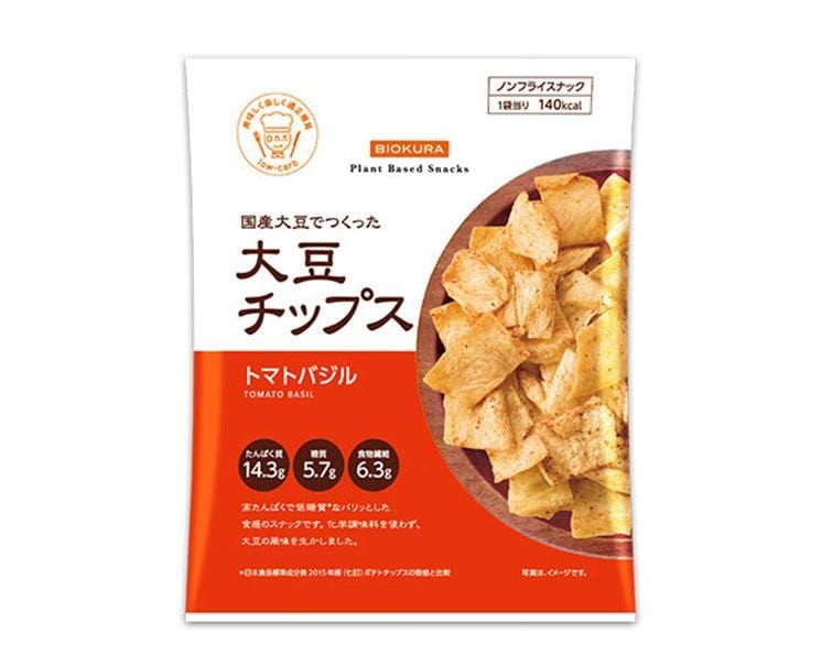 Biokura Soy Chips: Tomato Basil Candy and Snacks Sugoi Mart