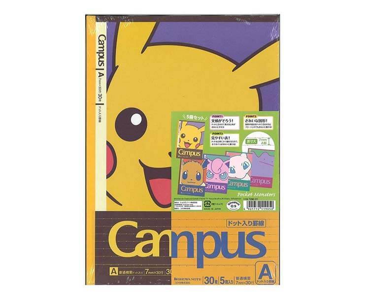Pokemon Campus Notebook Set Home Sugoi Mart