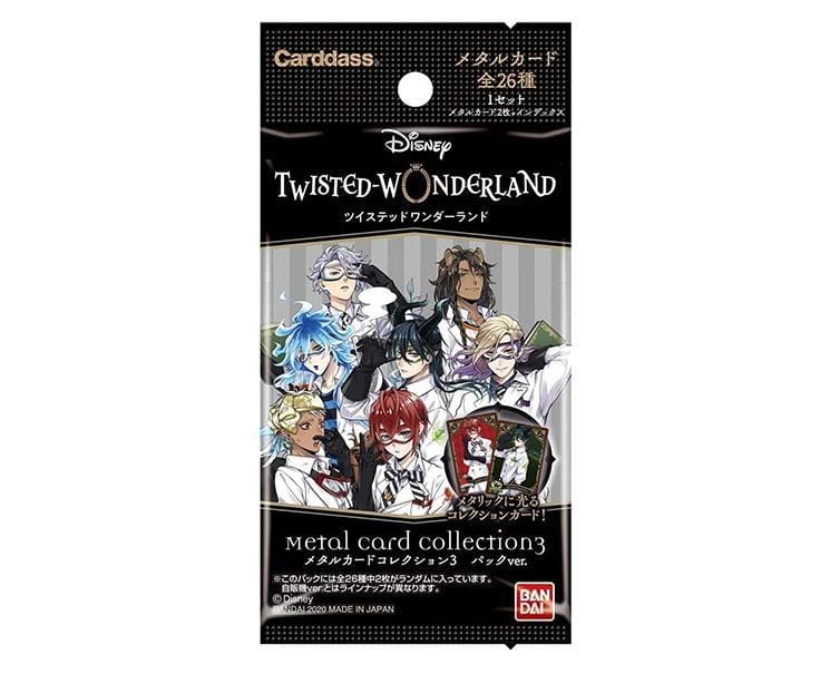 Disney Twisted Wonderland Collection 3 Metal Cards Box Toys and Games Sugoi Mart