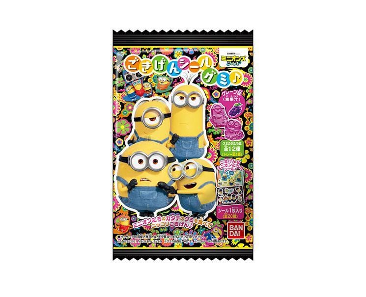Minions Sticker and Gummies Pack Candy and Snacks Sugoi Mart