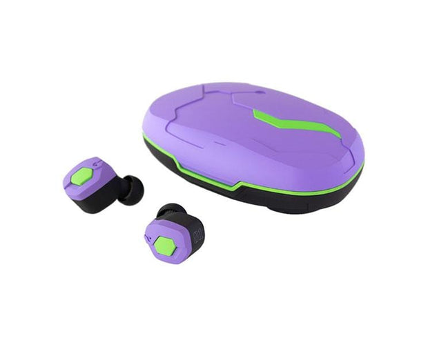 Evangelion Wireless Earbuds (Unit - 01) Anime & Brands Sugoi Mart