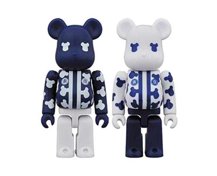 Bearbrick Happi Tokyo Blue/White 100% Anime & Brands Sugoi Mart