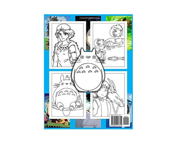 Ghibli Art Collection Coloring Books Anime & Brands Sugoi Mart
