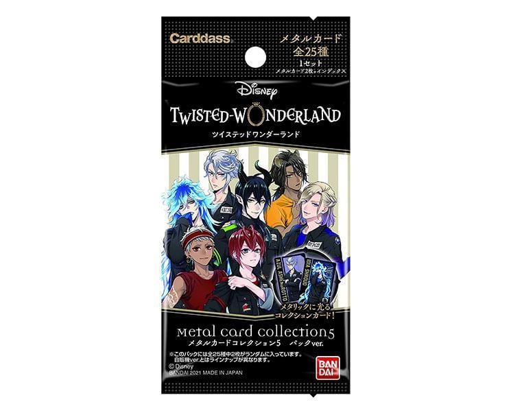 Disney Twisted Wonderland Collection 5 Metal Cards Box Toys and Games Sugoi Mart