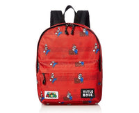 Super Mario x Title Role Children Backpack (Red) Anime & Brands Sugoi Mart