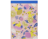 Pink Fruit Pattern Pikachu Mini Memo Pad Home Sugoi Mart