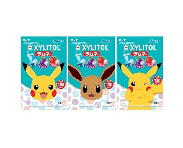 Pokemon Xylitol Triple Ramune Candy Candy and Snacks Sugoi Mart