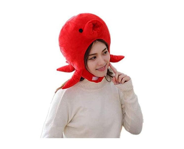 Red Octopus Kigurumi Cap Home Sugoi Mart