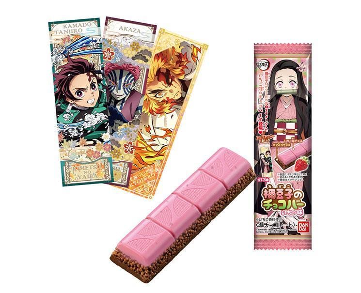 Demon Slayer Strawberry Chocolate Bar Candy and Snacks Sugoi Mart