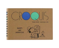 Snoopy Croquis Pocket Book Anime & Brands Sugoi Mart