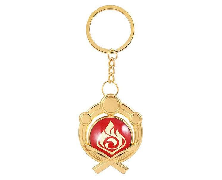 Genshin Impact Fire Keychain Anime & Brands Sugoi Mart