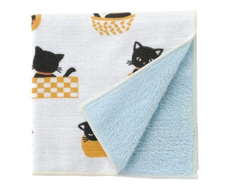 Black Cat Hand Towel Home Sugoi Mart