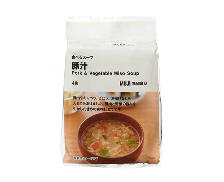 Muji Pork & Vegetable Miso Soup (4 pack) Food and Drink Sugoi Mart