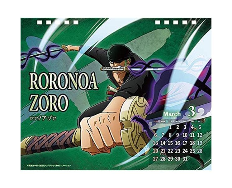 One Piece Desk Calendar Home Sugoi Mart
