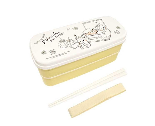 Pikachu Number 025 Double Tier Lunch Box Home Sugoi Mart