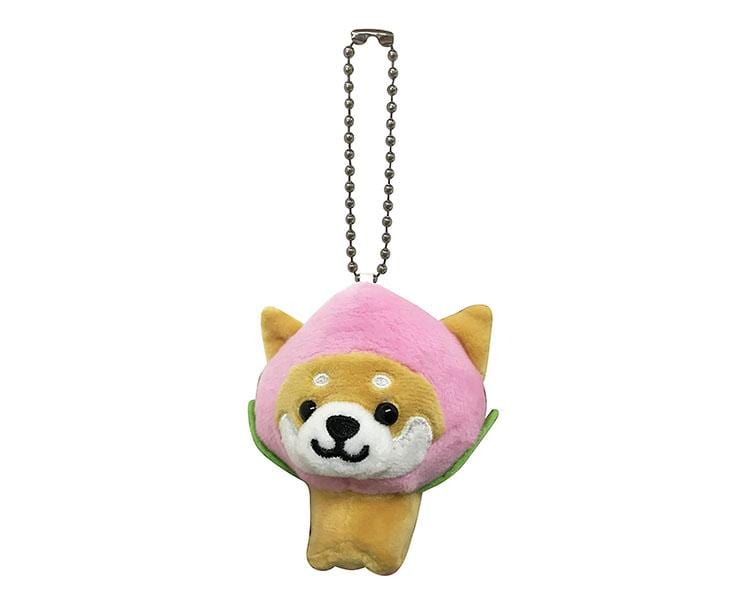 Travel Shiba Inu Plush Key Holder: Peach Anime & Brands Sugoi Mart