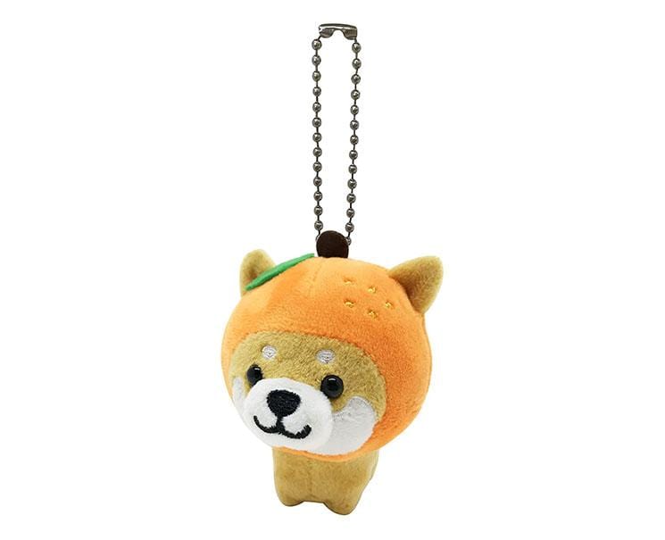 Travel Shiba Inu Plush Key Holder: Orange Anime & Brands Sugoi Mart