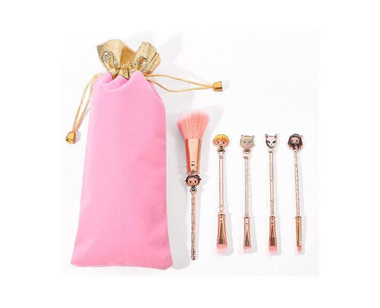 Demon Slayer: Make Up Brush Set (Pink) Beauty & Care Sugoi Mart