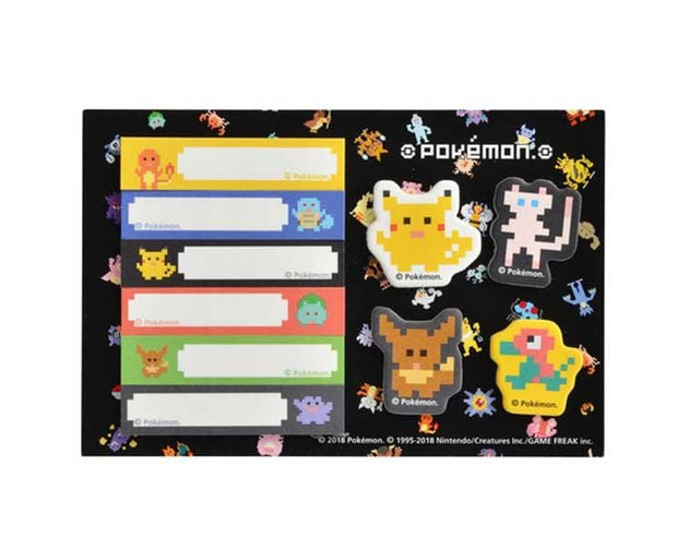 8-Bit Pokemon Sticky Notes Home Sugoi Mart