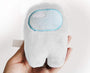 Among Us Plush: White (11cm) Anime &amp; Brands Sugoi Mart thumbnail 3