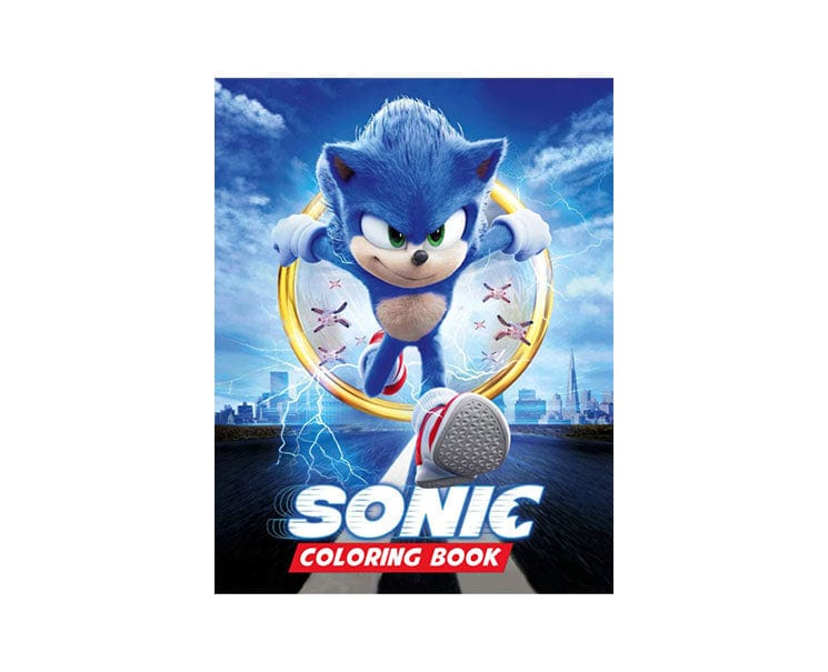Sonic The Hedgehog: Sonic Jumbo Coloring Book Home Sugoi Mart
