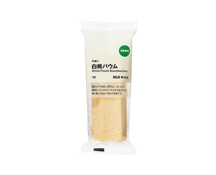Muji White Peach Baumkuchen Cake Candy &amp; Snacks Sugoi Mart thumbnail 1