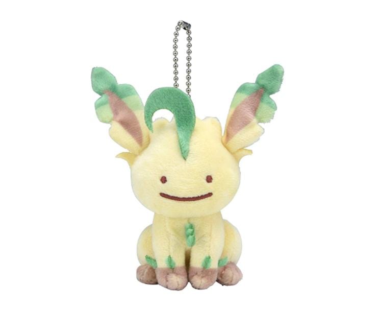 Pokemon Transforming Ditto: Leafeon Plush Keychain Anime & Brands Sugoi Mart