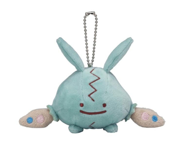Pokemon Transforming Ditto: Trubbish Plush Keychain Anime & Brands Sugoi Mart