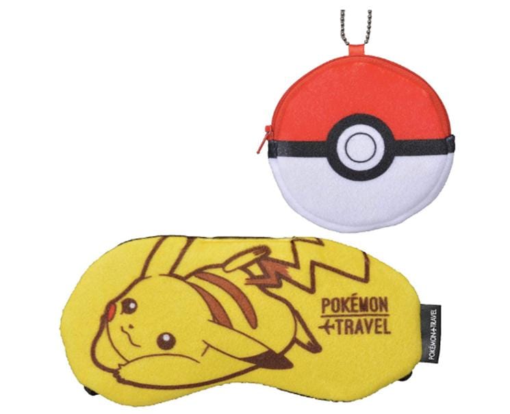 Pokemon Pikachu Eye Mask and Case Home Sugoi Mart