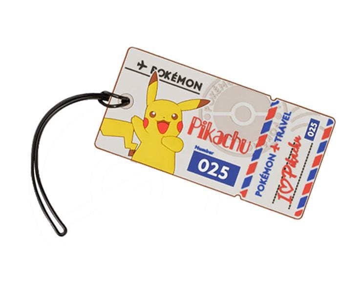 Pokemon Travel Luggage Tag: I Love Pikachu Ticket Home Sugoi Mart