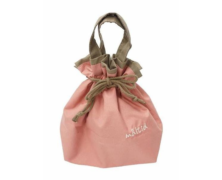 Maltid Drawstring Lunch Pouch (Pale Pink) Home Sugoi Mart