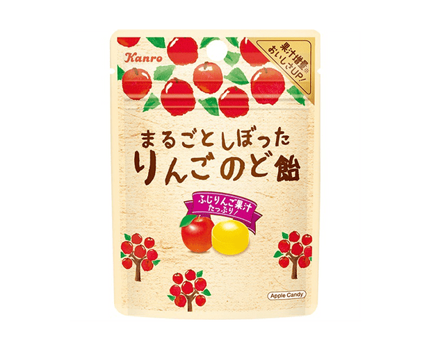 Kanro Apple Hard Throat Candy Candy and Snacks Japan Crate Store