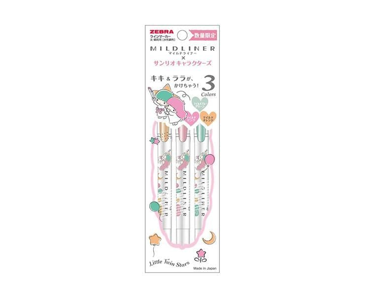 Zebra Mildliner Sanrio 3-Color Pen Set (Little Twin Stars) Home Sugoi Mart