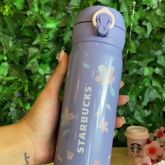 Starbucks Japan Sakura 2023 Purple Bottle