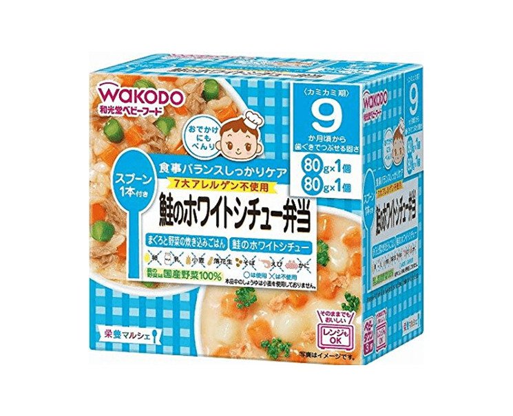 Wakodo Kids Salmon and White Stew Bento Food & Drinks Japan Crate Store