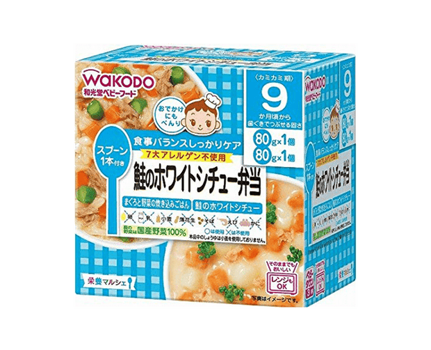 Wakodo Kids Salmon and White Stew Bento Food & Drinks Japan Crate Store