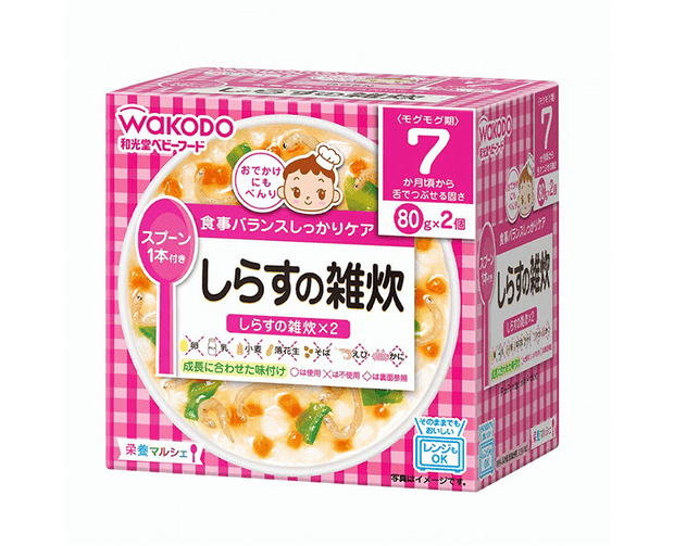 Wakodo Shirasu Risotto Baby Lunch Food & Drinks Japan Crate Store