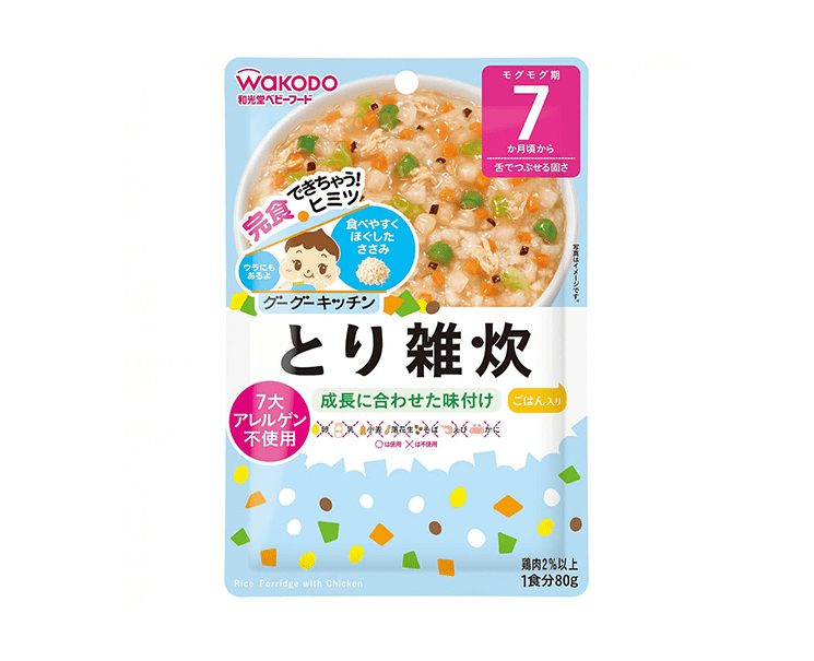 Wakodo Kids Chicken Risotto Pouch Food & Drinks Japan Crate Store