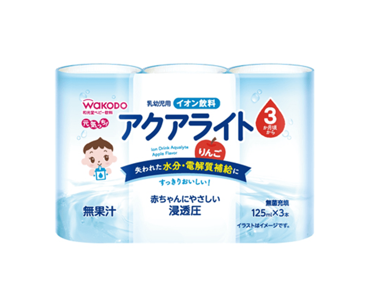 Wakodo Baby Aqua Light Apple 3-Pack Food & Drinks Japan Crate Store
