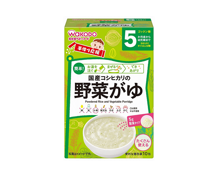 Wakodo Powdered Rice and Vegetables Porridge Food & Drinks Japan Crate Store