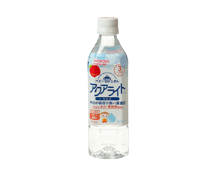 Wakodo Baby Aqua Light Apple Bottle Food & Drinks Japan Crate Store